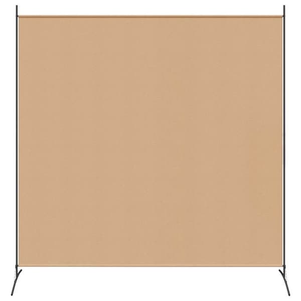 Maison Exclusive - Enkelt panel rumdeler Beige 175 x 180 cm Stof