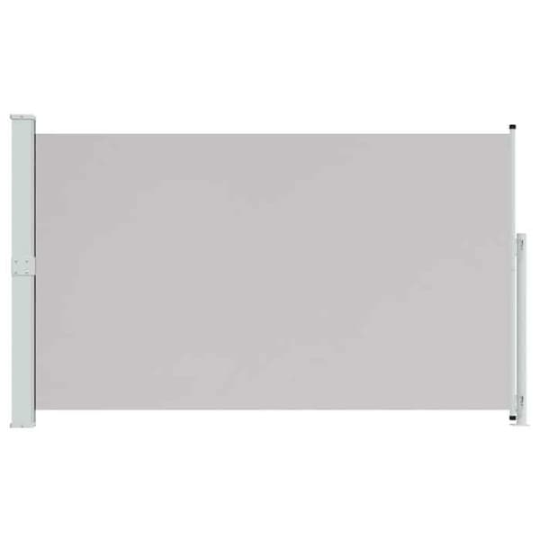 Maison Exclusive - Retractable sidotak för uteplats 180x314 cm Grå