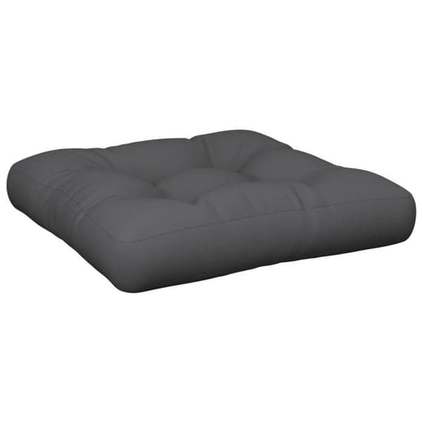 Maison Exclusive - Pallet puder sæt af 2 antracit stof