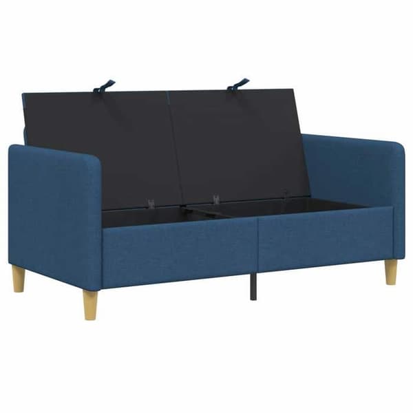Maison Exclusive - Sofa med opbevaring Blå 152 x 78 x 87 cm Polyester