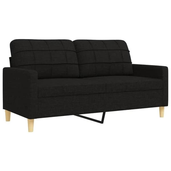 Maison Exclusive - Sæt af 2 sofaer sort stof