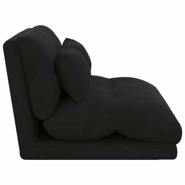 Maison Exclusive - Justerbar gulvstol i sort velour