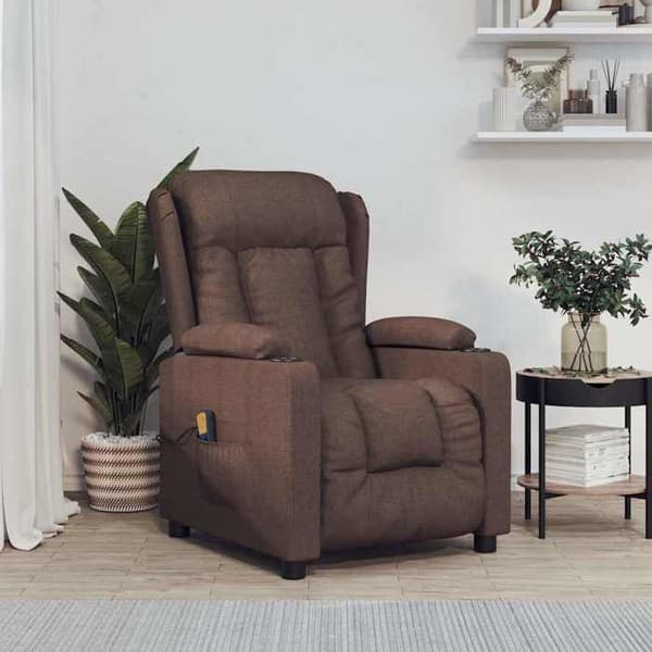 Maison Exclusive - Brun Massage Stol i Stof