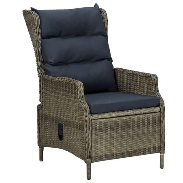 Maison Exclusive - Trädgårdsset 5 delar Brun Flätad Resin