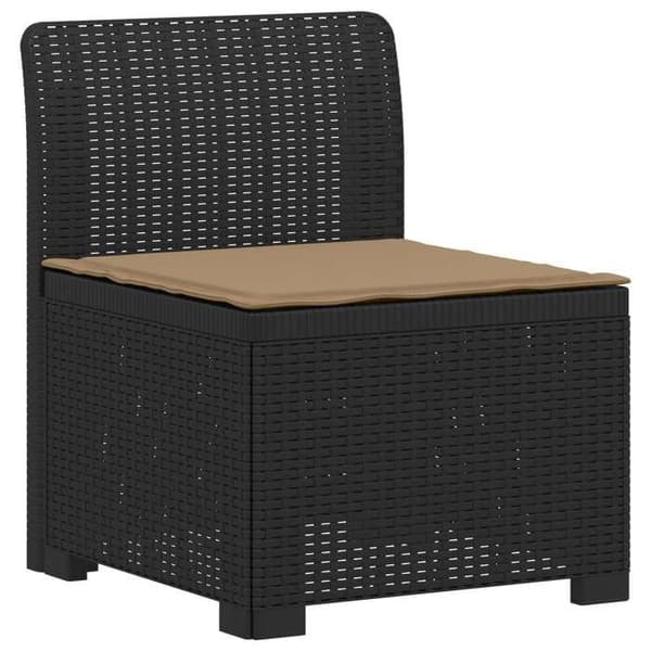Maison Exclusive - Have sofa 3 pladser med puder look rattan PP
