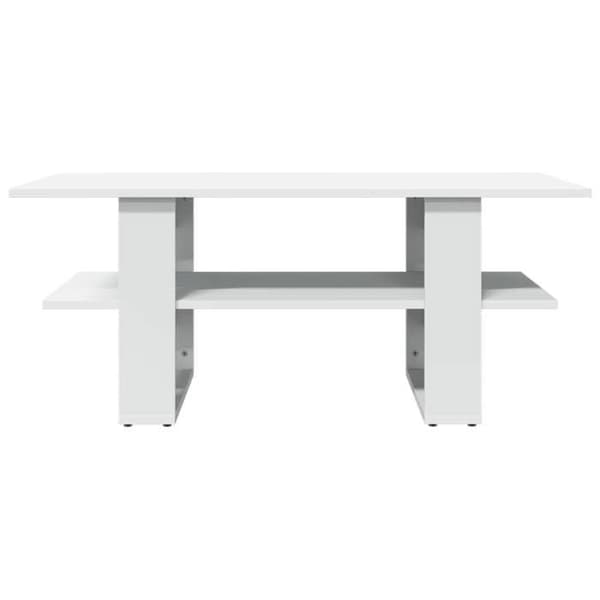 Maison Exclusive - Hvid sofabord 102x55x42 cm ingeniørtræ