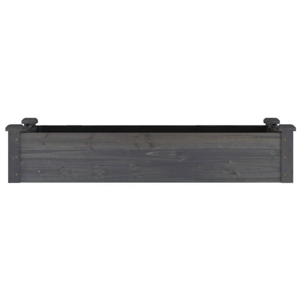 Maison Exclusive - Upphöjd trädgårdssäng foder 120x45x25 cm massiv furu