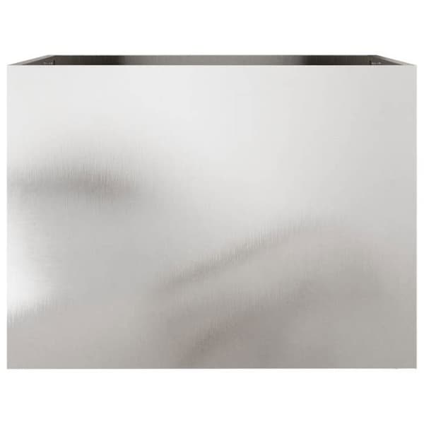 Maison Exclusive - Silverfärgad kruka 62x47x46 cm rostfritt stål
