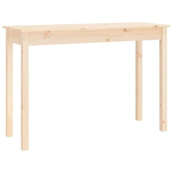 Bordskonsol - MAISON EXCLUSIVE - 110x40x75 cm - Massivt trä - Rektangulär - Brun
