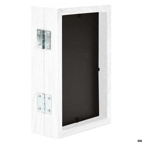 Maison Exclusive - Fällbar fotrahmen i vitt 2x(21x29,7 cm)