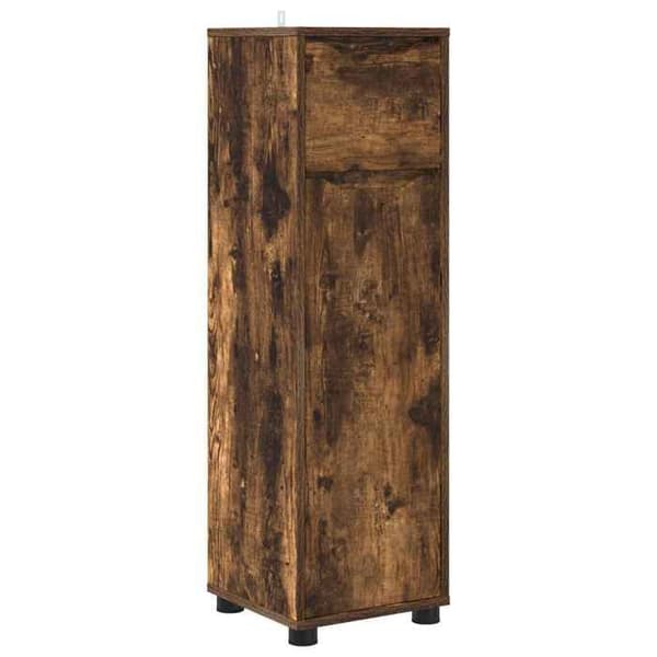 Maison Exclusive - Badeværelsesskab Røget eg 30,5 x 30 x 101 cm