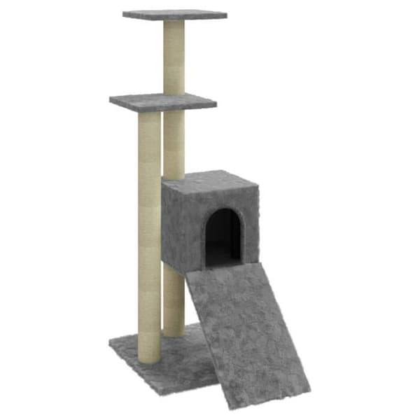Maison Exclusive - Kattekradsetræ med sisal kløer Lys grå 92 cm ljusgrått