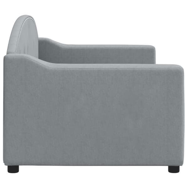 Maison Exclusive - Vaaleanharmaa 80x200 cm kangas ilman patjaa Ljusgrått