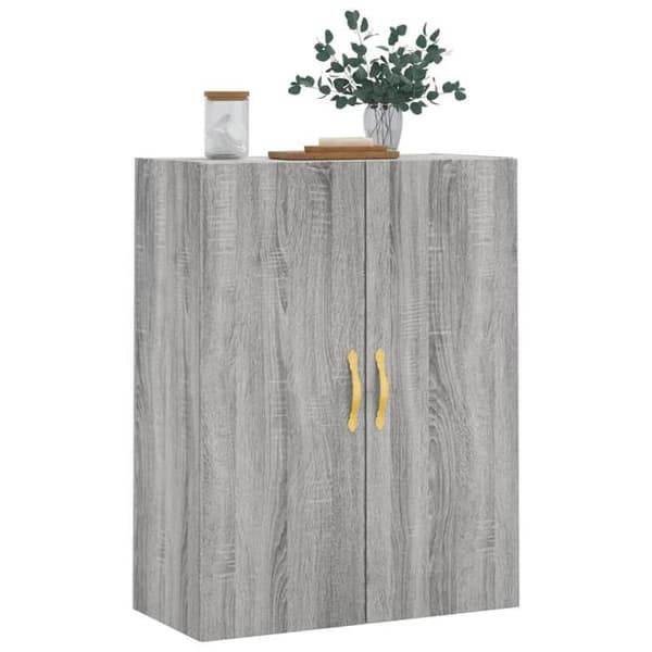 Maison Exclusive - Sonoma harmaa seinäkaappi 69,5x34x90 cm sonoma grå