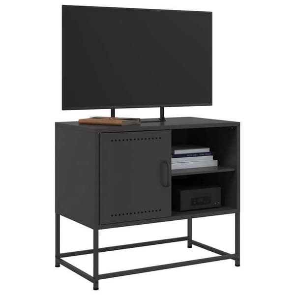 Maison Exclusive - Sort TV-møbel 68x39x60,5 cm stål