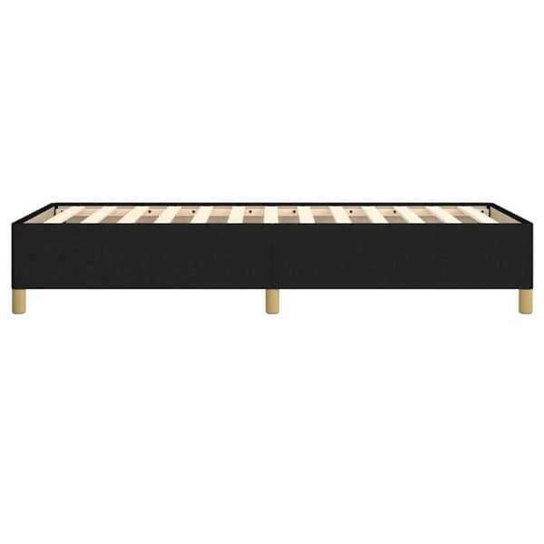 Maison Exclusive - Sengestel uden madras sort 80x200 cm stof