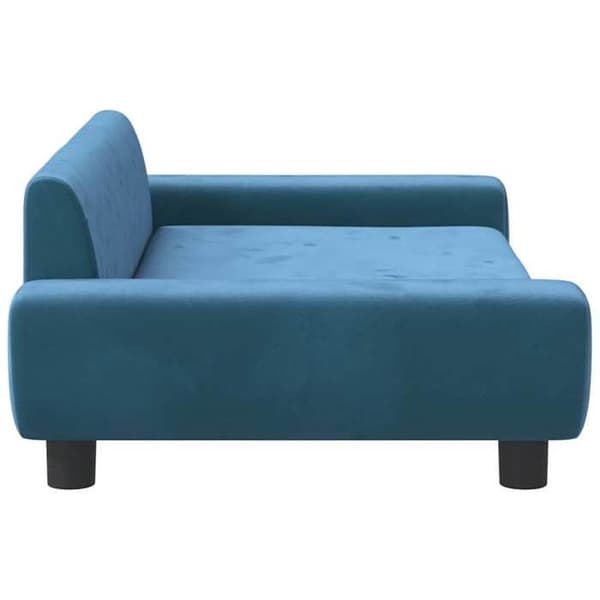 Maison Exclusive - Hundsäng blå 100x54x33 cm sammet blå
