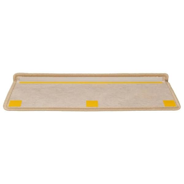 Maison Exclusive - Selvklæbende trappetæpper 30 stk 65x21x4 cm lys beige
