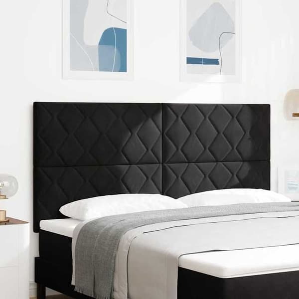 Maison Exclusive - Musta pääty 180 cm Sametti Svart