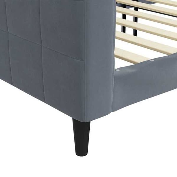 Maison Exclusive - Mörkgrå vilobädd 90x190 cm sammet Mörkgrå