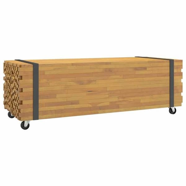 Maison Exclusive - Matala pöytä 110x45x35 cm tiikkipuusta