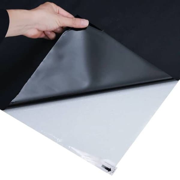 Maison Exclusive - Film til statisk mat vindue sort 45x2000 cm PVC