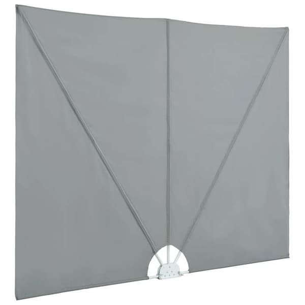 Maison Exclusive - Fällbart sidotak för terrass Grå 240 x 160 cm Grå