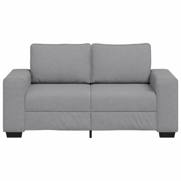 Maison Exclusive - Vaaleanharmaa kahden hengen sohva 160x77x82 cm kangas