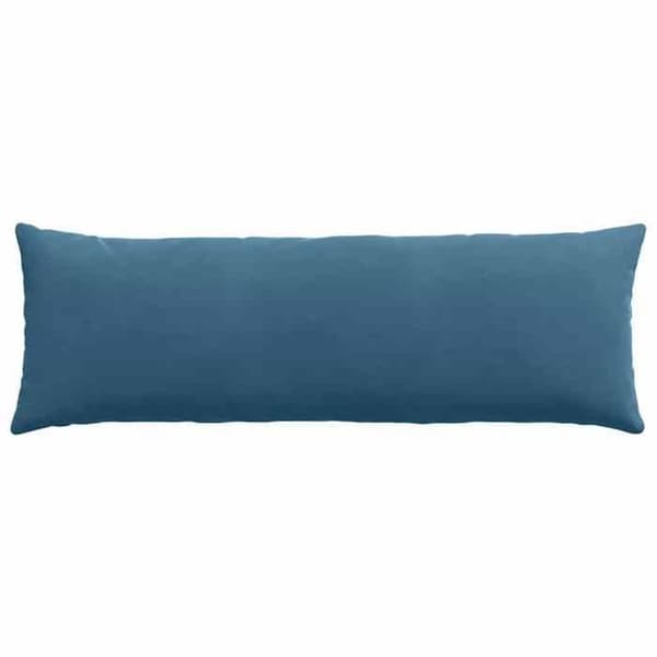Soffkuddar - EXKLUSIV HEM - 120 x 40 cm (set om 2) - Kordfløyel - Blå - Polyesterfyllning Blå