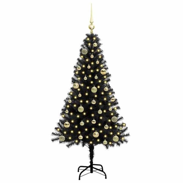 Maison Exclusive - Sort Juletræ 150 cm PVC Svart
