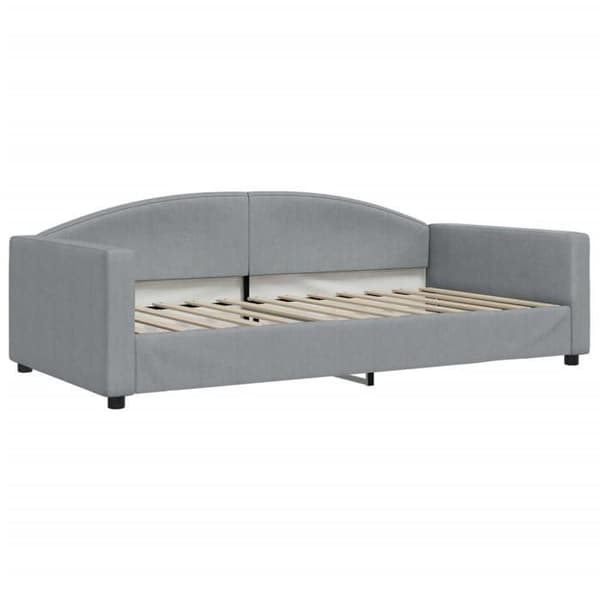 Maison Exclusive - Sovesofa med udtræk uden madras lys grå 100x200 cm