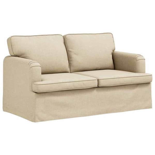 Maison Exclusive - 2-delars soffgrupp i crème tyg