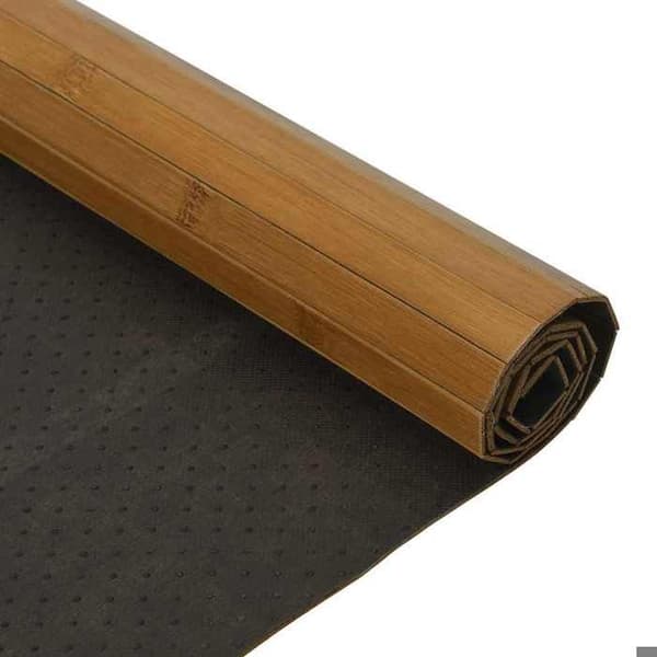 Maison Exclusive - Rektangulär matta brun 70x200 cm bambu