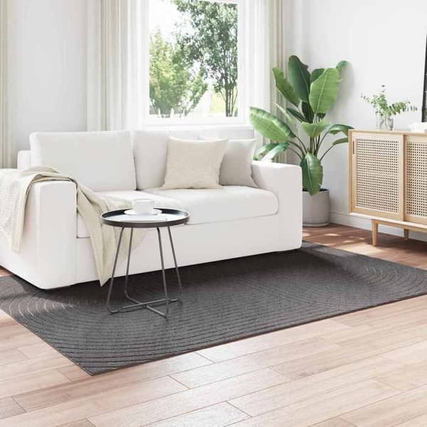 Maison Exclusive - PALMERAS Anthracite Polyester - Sisä- ja ulkokäyttöön tarkoitettu matto