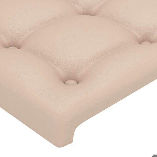 Maison Exclusive - LED Hovedgærde Cappuccino 100x5x118/128 cm Similæder