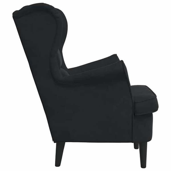 Maison Exclusive - Musta samettituoli