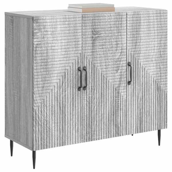 Buffet - EKSKLUSIVT HUS - Sonoma - Grå Sonoma - Ingeniørtræ - Drejeporte 90° Sonoma grå