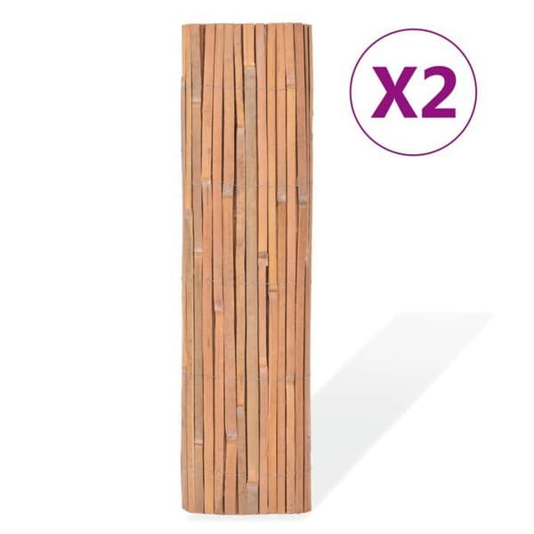 Maison Exclusive - Bambuzaffärer 2 st 100x400 cm