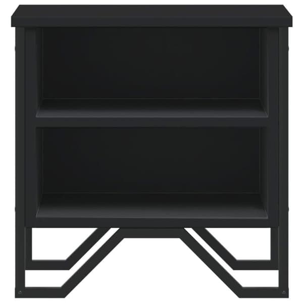 Maison Exclusive - Natbord Sort 40 x 30 x 40 cm Agglomereret