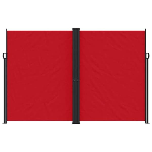 Maison Exclusive - Fällbart sidotak Röd 220x1200 cm Röd