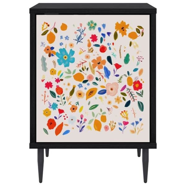 Maison Exclusive - Nattens bord MAINZ Sort eg 36 x 33 x 51 cm