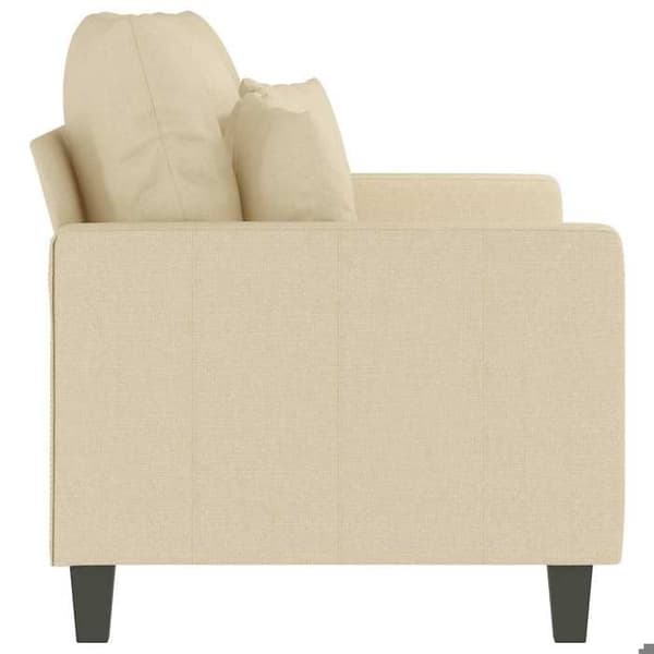 Maison Exclusive - 2-personers sofa Creme 120 cm Stof