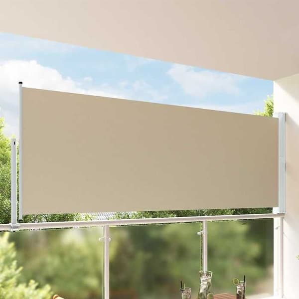 Maison Exclusive - Sidotak 160 x 300 cm 100% polyester järn stål