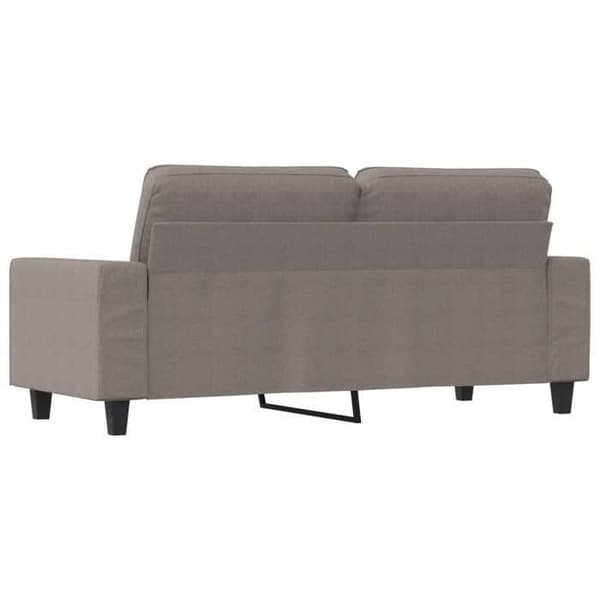 Maison Exclusive - Soffa 2-sits Taupe 140 cm Tyg