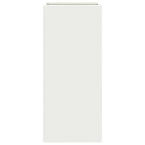 Jardiniär - EXKLUSIV HEM - 32 x 29 x 75 cm - Kallvalsat stål - Vit - Rektangulär Vit