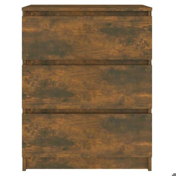 Maison Exclusive - Buffet Røget Eg 60x35x76 cm Ingeniørtræ