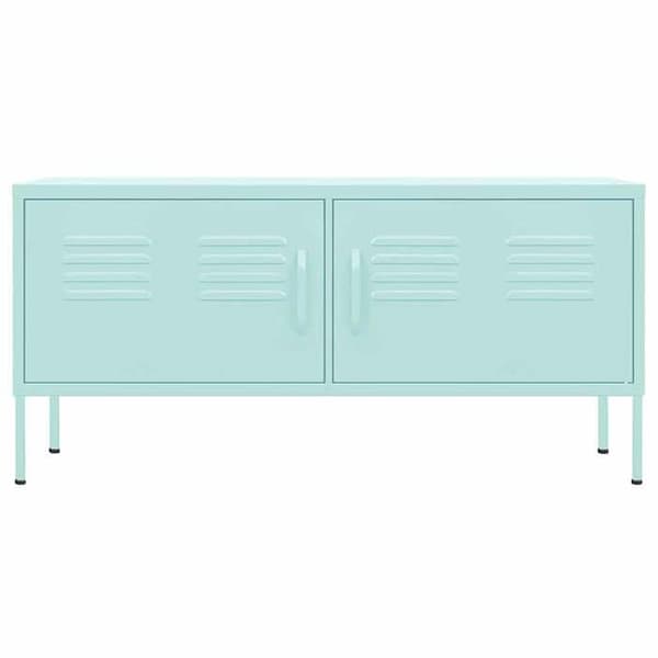 Maison Exclusive - TV-møbel Mintgrøn 105x35x50 cm Stål