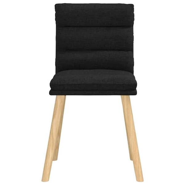 Maison Exclusive - Matstolar set om 4 svart tyg