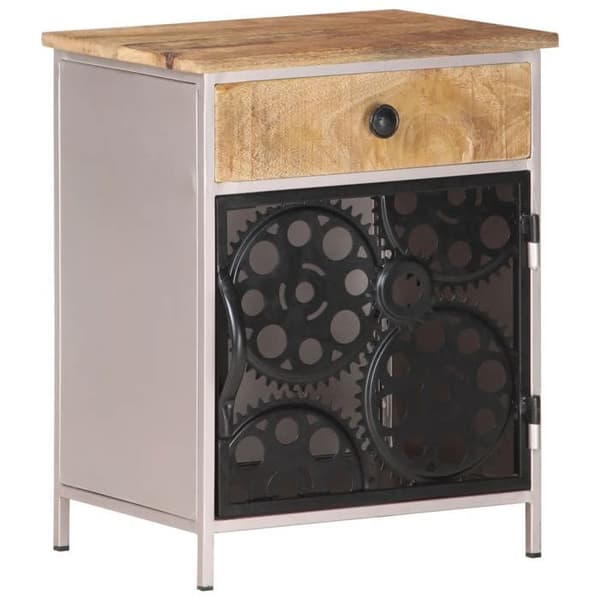 Maison Exclusive - Natbord 40x30x50 cm Ubehandlet mango træ