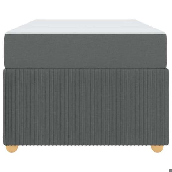 Maison Exclusive - Mørkegrå sengestel 80 x 200 cm stof Mörkgrå